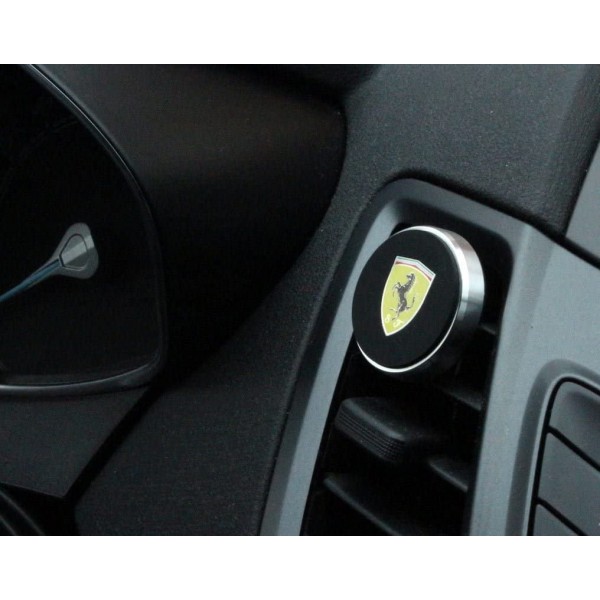 Ferrari Phone Holder Air Vent Mount Μαγνητική βάση στήριξης Smartphone αεραγωγών (Μαύρη/Ασημί)