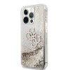 Guess “4G Logo Collection” Θήκη προστασίας – iPhone 13 Pro (Clear/Glitter Gold)