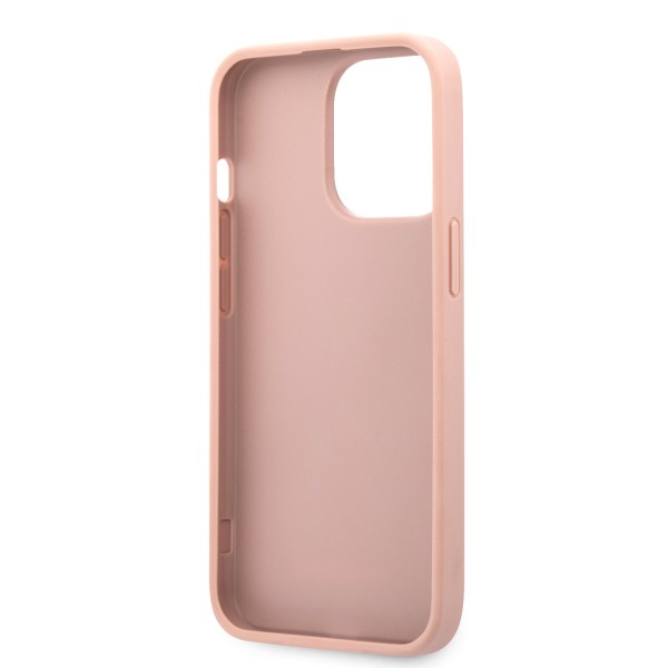 Guess Saffiano Hard Case Θήκη προστασίας από δερματίνη – iPhone 13 Pro (Ροζ)