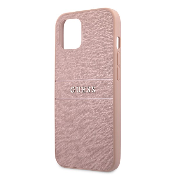 Guess Saffiano Hard Case Θήκη προστασίας από δερματίνη – iPhone 13 (Ροζ)