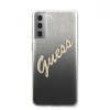 Guess Glitter Gradient Script Logo Θήκη προστασίας από σιλικόνη – Samsung Galaxy S21 (Black/Glitter)