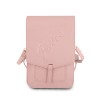 Guess Saffiano Script Logo Bag Τσαντάκι clutch κατάλληλο για smartphone (Pink - GUWBRSAVSPI)