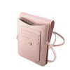 Guess Saffiano Script Logo Bag Τσαντάκι clutch κατάλληλο για smartphone (Pink - GUWBRSAVSPI)