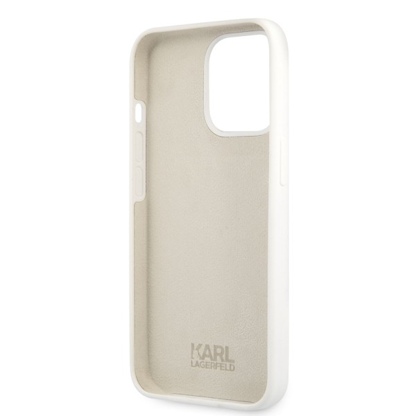 Karl Lagerfeld Hard Case Stack Logo Back Θήκη προστασίας – iPhone 13 Pro (White)