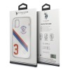 U.S. Polo Assn. “Detroit 3 Stripes Collection” Θήκη προστασίας από πολυκαρβονικό – iPhone 11 Pro (Λευκό – USHCN58PCDGS)