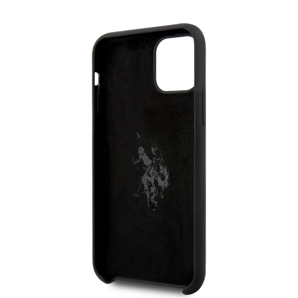 U.S. Polo Assn. “Silicone Effect Logo Collection” Θήκη προστασίας από σιλικόνη – iPhone 11 Pro (Μαύρο – USHCN58SLBKV2)