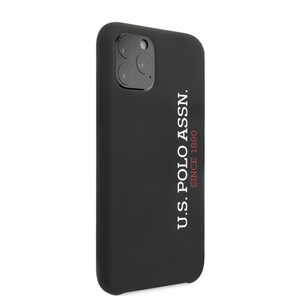 U.S. Polo Assn. “Silicone Effect Logo Collection” Θήκη προστασίας από σιλικόνη – iPhone 11 Pro (Μαύρο – USHCN58SLBKV2)