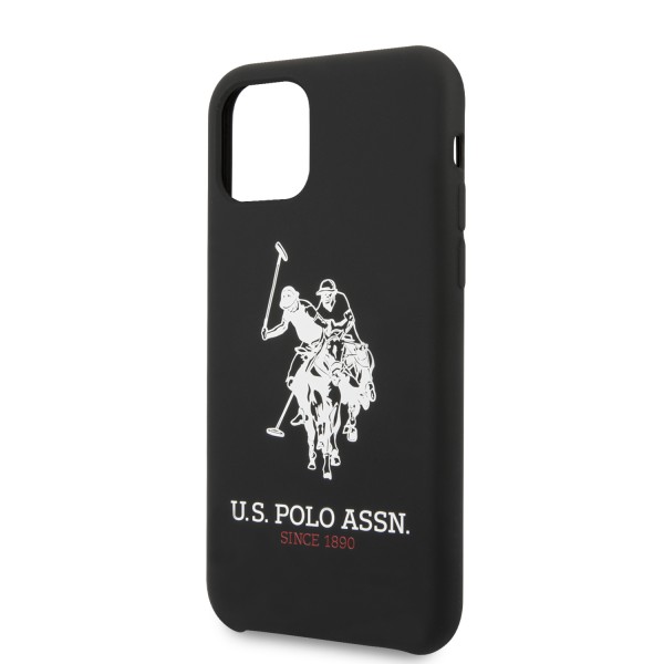 U.S. Polo Assn. “Big Horse Logo Collection” Θήκη προστασίας από σιλικόνη – iPhone 11 Pro (Μαύρο – USHCN58SLHRBK)