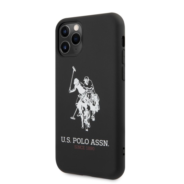 U.S. Polo Assn. “Big Horse Logo Collection” Θήκη προστασίας από σιλικόνη – iPhone 11 Pro Max (Μαύρο – USHCN65SLHRBK)