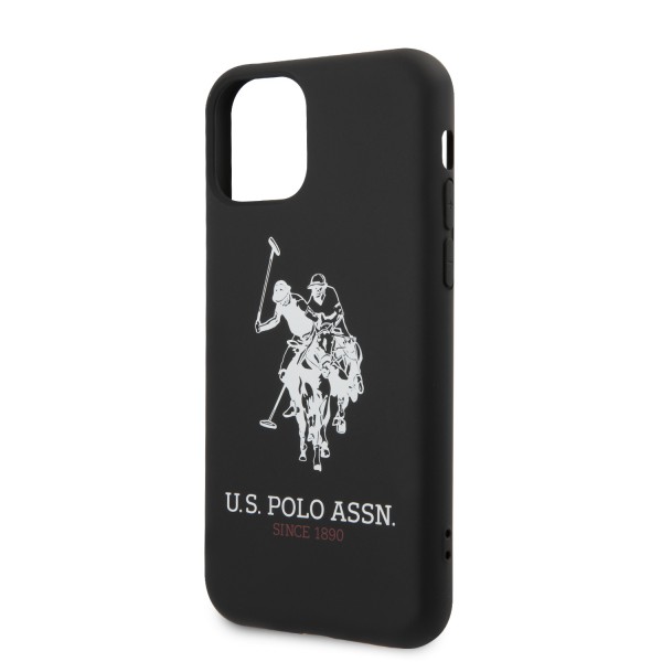 U.S. Polo Assn. “Big Horse Logo Collection” Θήκη προστασίας από σιλικόνη – iPhone 11 Pro Max (Μαύρο – USHCN65SLHRBK)