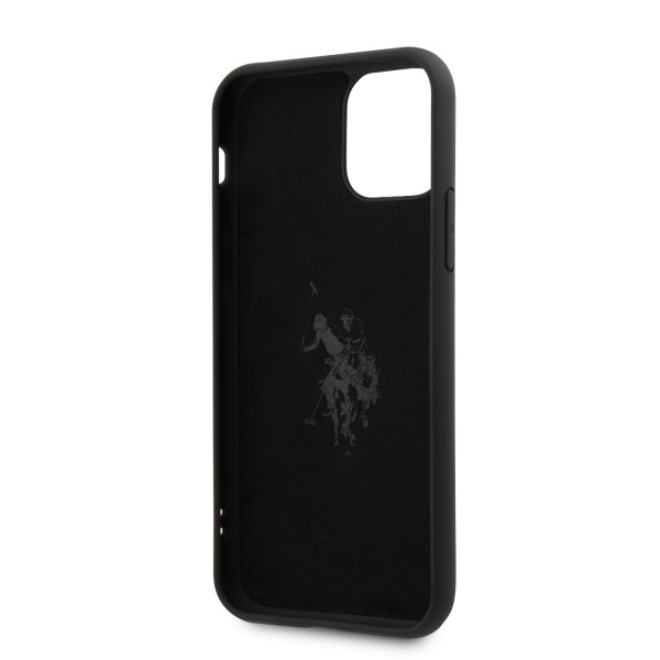 U.S. Polo Assn. “Big Horse Logo Collection” Θήκη προστασίας από σιλικόνη – iPhone 11 Pro Max (Μαύρο – USHCN65SLHRBK)