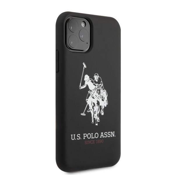 U.S. Polo Assn. “Big Horse Logo Collection” Θήκη προστασίας από σιλικόνη – iPhone 11 Pro Max (Μαύρο – USHCN65SLHRBK)