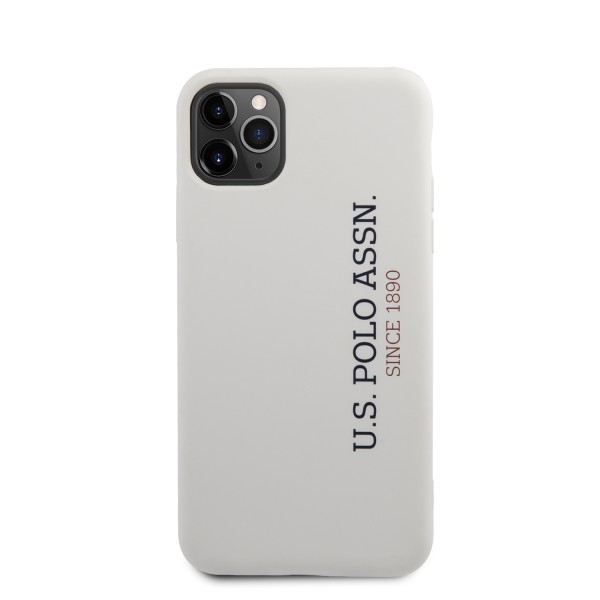 U.S. Polo Assn. “Silicone Effect Logo Collection” Θήκη προστασίας από σιλικόνη – iPhone 11 Pro Max (Λευκό – USHCN65SLWHV2)