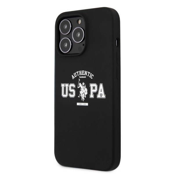 U.S. Polo Assn. “Authentic Logo Collection” Θήκη προστασίας από σιλικόνη – iPhone 13 Pro (Μαύρο – USHCP13LSATK)