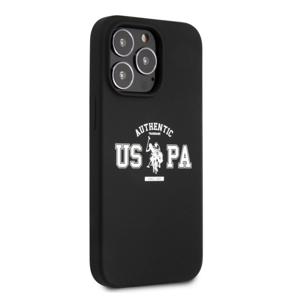 U.S. Polo Assn. “Authentic Logo Collection” Θήκη προστασίας από σιλικόνη – iPhone 13 Pro (Μαύρο – USHCP13LSATK)