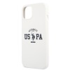 U.S. Polo Assn. “Authentic Logo Collection” Θήκη προστασίας από σιλικόνη – iPhone 13 (Λευκό – USHCP13MSATH)