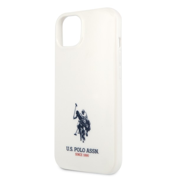 U.S. Polo Assn. “Mini Horses Logo Collection” Θήκη προστασίας από σιλικόνη – iPhone 13 (Λευκό – USHCP13MUMHH)