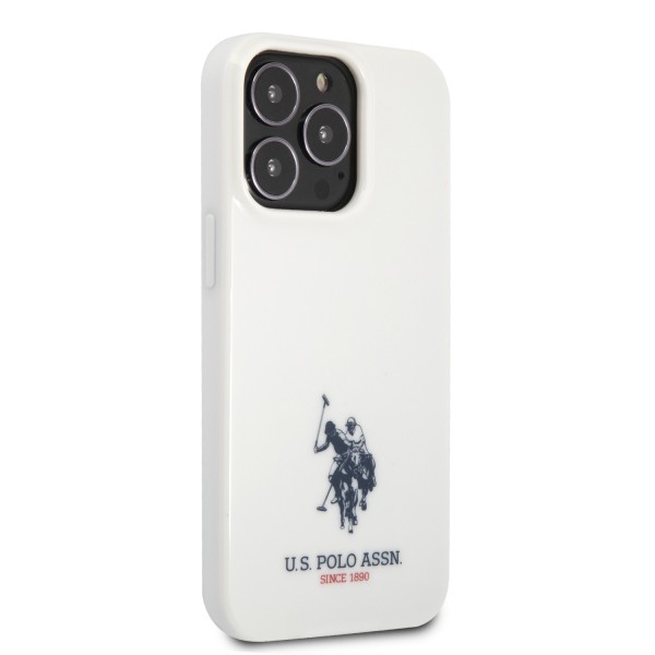 U.S. Polo Assn. “Mini Horses Logo Collection” Θήκη προστασίας από σιλικόνη – iPhone 13 Pro Max (Λευκό – USHCP13XUMHH)