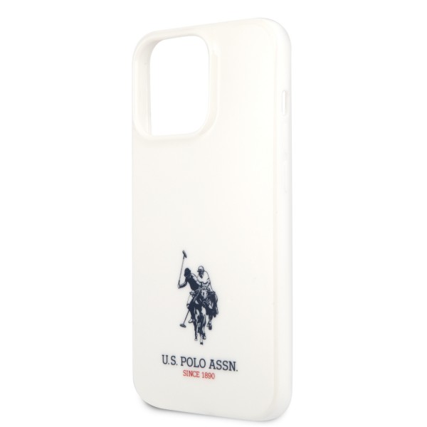 U.S. Polo Assn. “Mini Horses Logo Collection” Θήκη προστασίας από σιλικόνη – iPhone 13 Pro Max (Λευκό – USHCP13XUMHH)