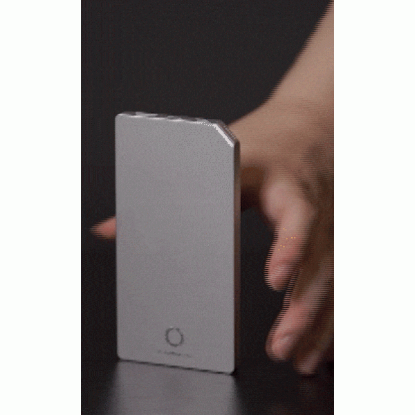 Designnest PowerBank |Slim| Aluminium 5.000mAh microUSB/Lightning - Space Grey