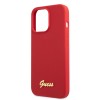 Guess “Vintage Script Gold Logo Collection” Σκληρή Θήκη προστασίας από σιλικόνη – Apple iPhone 13 Pro (Κόκκινη)