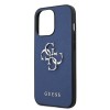 Guess “4G Logo Collection” Hard Case PU Leather Θήκη προστασίας από δερματίνη – iPhone 13 Pro (Μπλε)