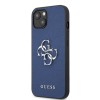 Guess “4G Logo Collection” Hard Case PU Leather Θήκη προστασίας από δερματίνη – iPhone 13 (Μπλε)