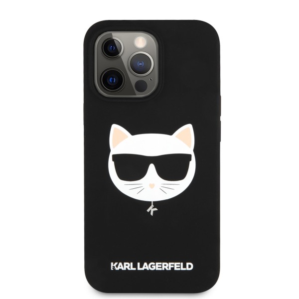 Karl Lagerfeld 3D Rubber Case Choupette's Head Θήκη προστασίας από σιλικόνη – iPhone 13 Pro (Μαύρο - KLHCP13LSLCHBK)