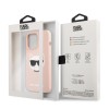 Karl Lagerfeld 3D Rubber Case Choupette's Head Θήκη προστασίας από σιλικόνη – iPhone 13 Pro (Ροζ - KLHCP13LSLCHLP)