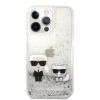 Karl Lagerfeld Transparent Hard Case Karl+Choupette Θήκη προστασίας – iPhone 13 Pro Max (Clear/Glitter Silver)