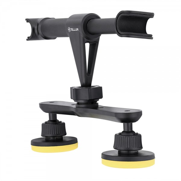 Tellur Tablet Headrest Magnetic Car Holder Μαγνητική βάση στήριξης Tablet προσκεφάλων αυτοκινήτου (Black - TLL171061)