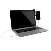 Tellur Phone Laptop Screen Magnetic Holder Μαγνητική Βάση στήριξης Smartphone κατάλληλη για χρήση σε οθόνη Laptop (Black)