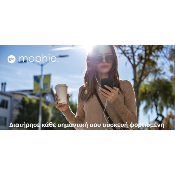 Mophie 30W USB-C GaN Wall Adapter Οικιακός φορτιστής ταχείας φόρτισης ισχύος 30W (λευκός) (409908422)