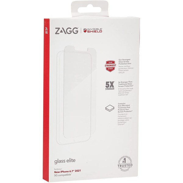 ZAGG InvisibleShield Full Face Tempered Glass Full Glue – iPhone 13 / iPhone 13 Pro (διάφανο)