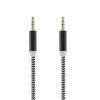 Tellur Auxiliary Audio Cable Στερεοφωνικό καλώδιο ήχου Αρσενικό/Αρσενικό μήκους 1 μέτρου σε μαύρο