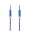 Tellur Auxiliary Audio Cable Στερεοφωνικό καλώδιο ήχου Αρσενικό/Αρσενικό μήκους 1 μέτρου σε μπλε