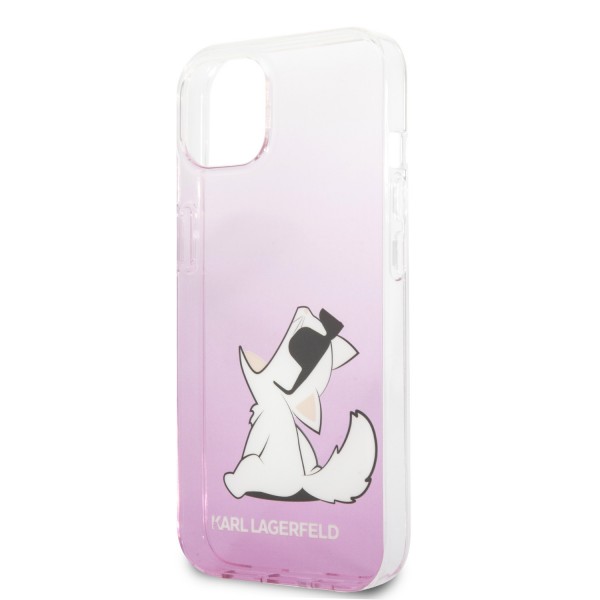 Karl Lagerfeld “Choupette Fun” Hard Case Θήκη προστασίας από σιλικόνη – iPhone 13 (Pink)