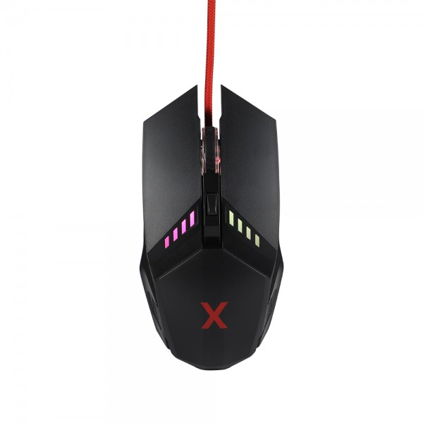 Maxlife MXGM-200 Gaming mouse (800/1000/1600/2400 DPI) σε μαύρο χρώμα