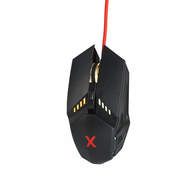 Maxlife MXGM-200 Gaming mouse (800/1000/1600/2400 DPI) σε μαύρο χρώμα