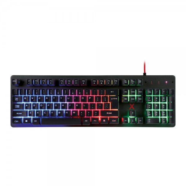 Maxlife MXGK-200 Gaming Πληκτρολόγιο με US QWERTY Layout και καλώδιο 1,8 μέτρα σε μαύρο χρώμα