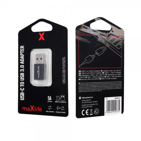 Maxlife USB-C to USB 3.0 adapter