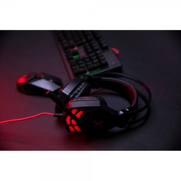 Maxlife MXGH-200 Over Ear Gaming Headset με σύνδεση USB / 2x3.5mm