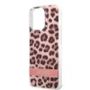 Guess Leopard Electro Stripe Hard Case Θήκη προστασίας με animal print σχεδίαση για iPhone 13 Pro Max (Ροζ/Leopard)