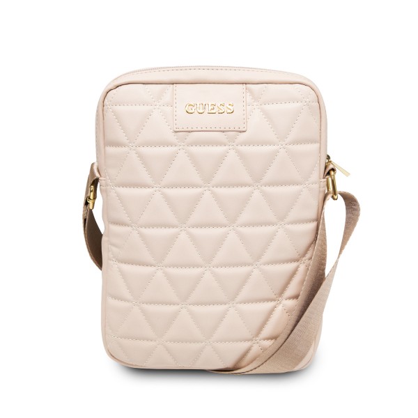 Guess Quilted Tablet Bag Τσαντάκι από δερματίνη κατάλληλο για tablet/smartphone εως 10