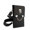 Karl Lagerfeld Wallet Ikonik Chain Bag Τσαντάκι clutch κατάλληλο για smartphone (Black - KLWBSAIPCK)