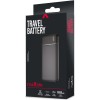 Maxlife Powerbank MXPB-01 10.000mAh με Θύρα USB-A και Θύρα USB-C Μαύρο