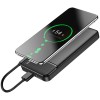 Maxlife Powerbank MXPB-01 10.000mAh με Θύρα USB-A και Θύρα USB-C Μαύρο