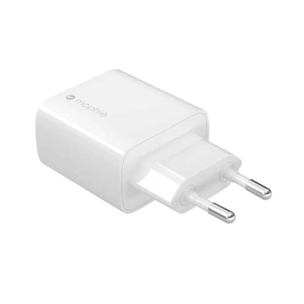 Mophie Speedport 45W 2xUSB-C GaN Fast Wall Charger Οικιακός φορτιστής ταχείας φόρτισης ισχύος 45W (λευκός) (409909299)