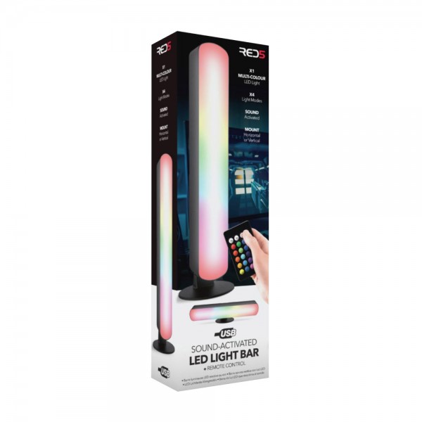 RED5 LED Light Bar – Sound Reactive (USB) Φωτιστικό LED που αντιδρά στη μουσική