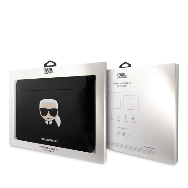 Karl Lagerfeld Ikonik Collection Computer Sleeve Θήκη κατάλληλη για MacBook / Laptop 16